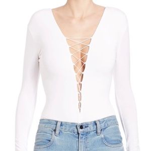 Authentic T by Alexander Wang Modal Long Sleeve Bodysuit
